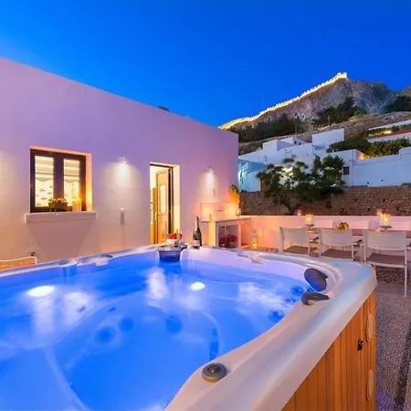 Вилла Luxury Rhodes Diamond Hot Tub Beautiful *